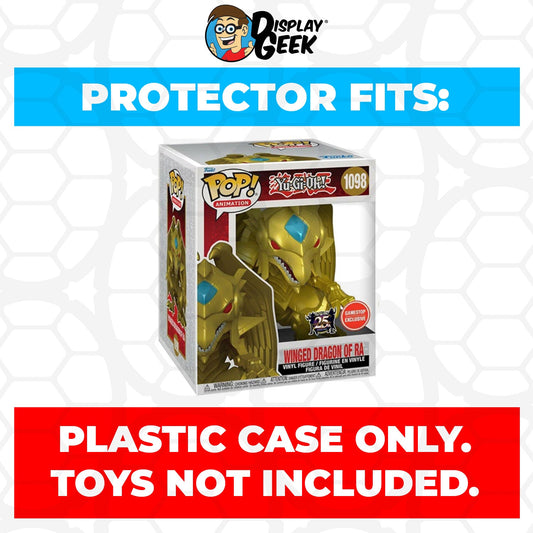 Pop Protector for 6 inch Winged Dragon Of Ra #1098 Super Funko Pop - PPG Pop Protector Guide Search Created by Display Geek