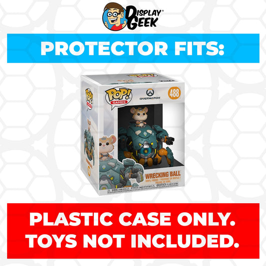 Pop Protector for 6 inch Wrecking Ball #488 Super Funko Pop - PPG Pop Protector Guide Search Created by Display Geek