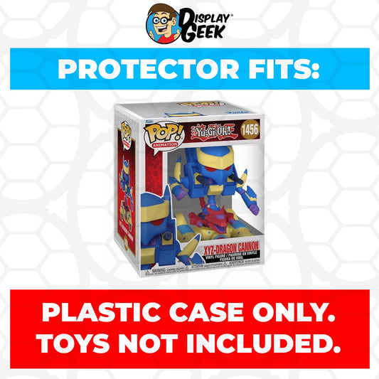 Pop Protector for 6 inch Yu-Gi-Oh! XYZ-Dragon Cannon #1456 Super Size Funko Pop - PPG Pop Protector Guide Search Created by Display Geek