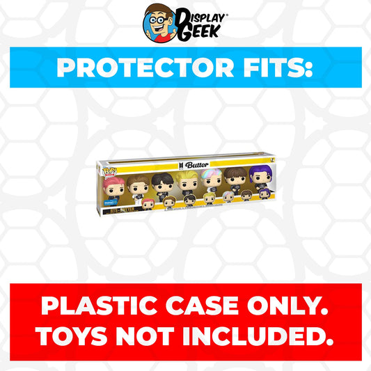 Pop Protector for 7 Pack BTS Butter Funko Pop - PPG Pop Protector Guide Search Created by Display Geek