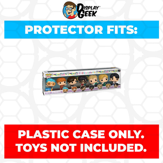 Pop Protector for 7 Pack BTS Dynamite Funko Pop - PPG Pop Protector Guide Search Created by Display Geek