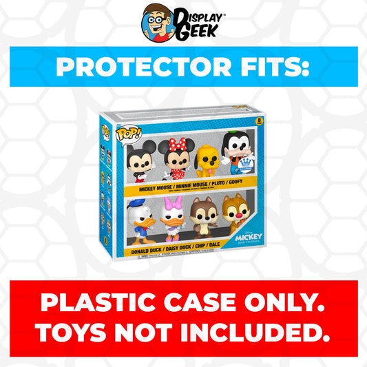 Pop Protector for 8 Pack Mickey and Friends Funko Pop - PPG Pop Protector Guide Search Created by Display Geek