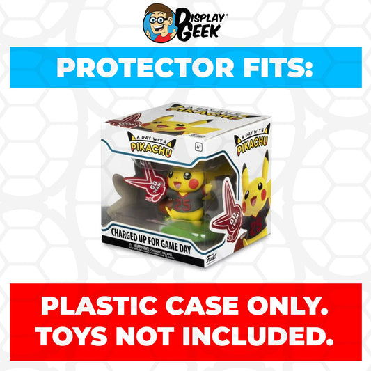 Pop Protector for Charged Up for Game Day Funko A Day with Pikachu - PPG Pop Protector Guide Search Created by Display Geek