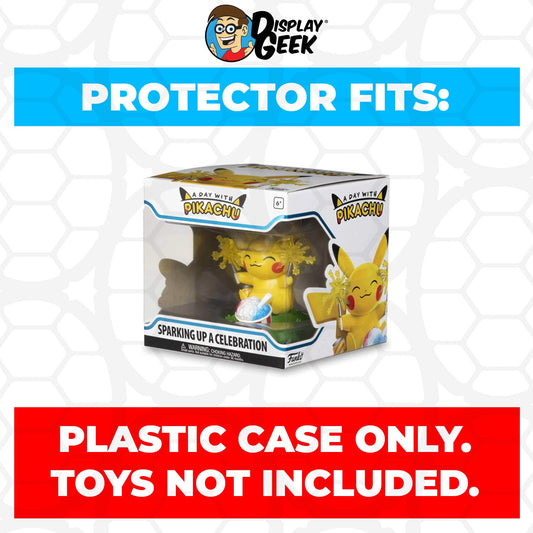 Pop Protector for Sparking up a Celebration Funko A Day with Pikachu - PPG Pop Protector Guide Search Created by Display Geek