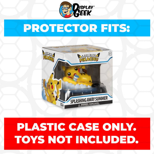Pop Protector for Splashing Away Summer Funko A Day with Pikachu - PPG Pop Protector Guide Search Created by Display Geek