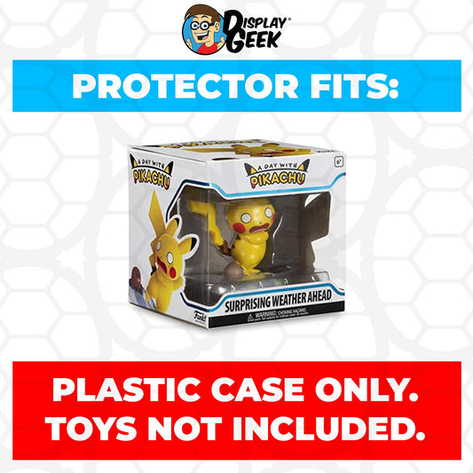 Pop Protector for Surprising Weather Ahead Funko A Day with Pikachu - PPG Pop Protector Guide Search Created by Display Geek