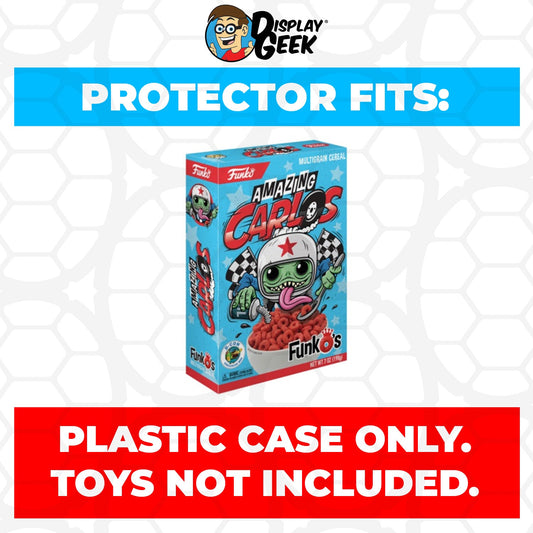 Pop Protector for Amazing Carlos D-Con FunkO's Cereal Box - PPG Pop Protector Guide Search Created by Display Geek