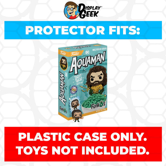 Pop Protector for Aquaman FunkO's Cereal Box - PPG Pop Protector Guide Search Created by Display Geek