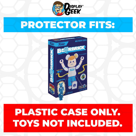 Pop Protector for Bearbrick Blue D-Con FunkO's Cereal Box - PPG Pop Protector Guide Search Created by Display Geek
