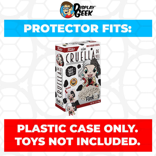 Pop Protector for Cruella De Vil FunkO's Cereal Box - PPG Pop Protector Guide Search Created by Display Geek