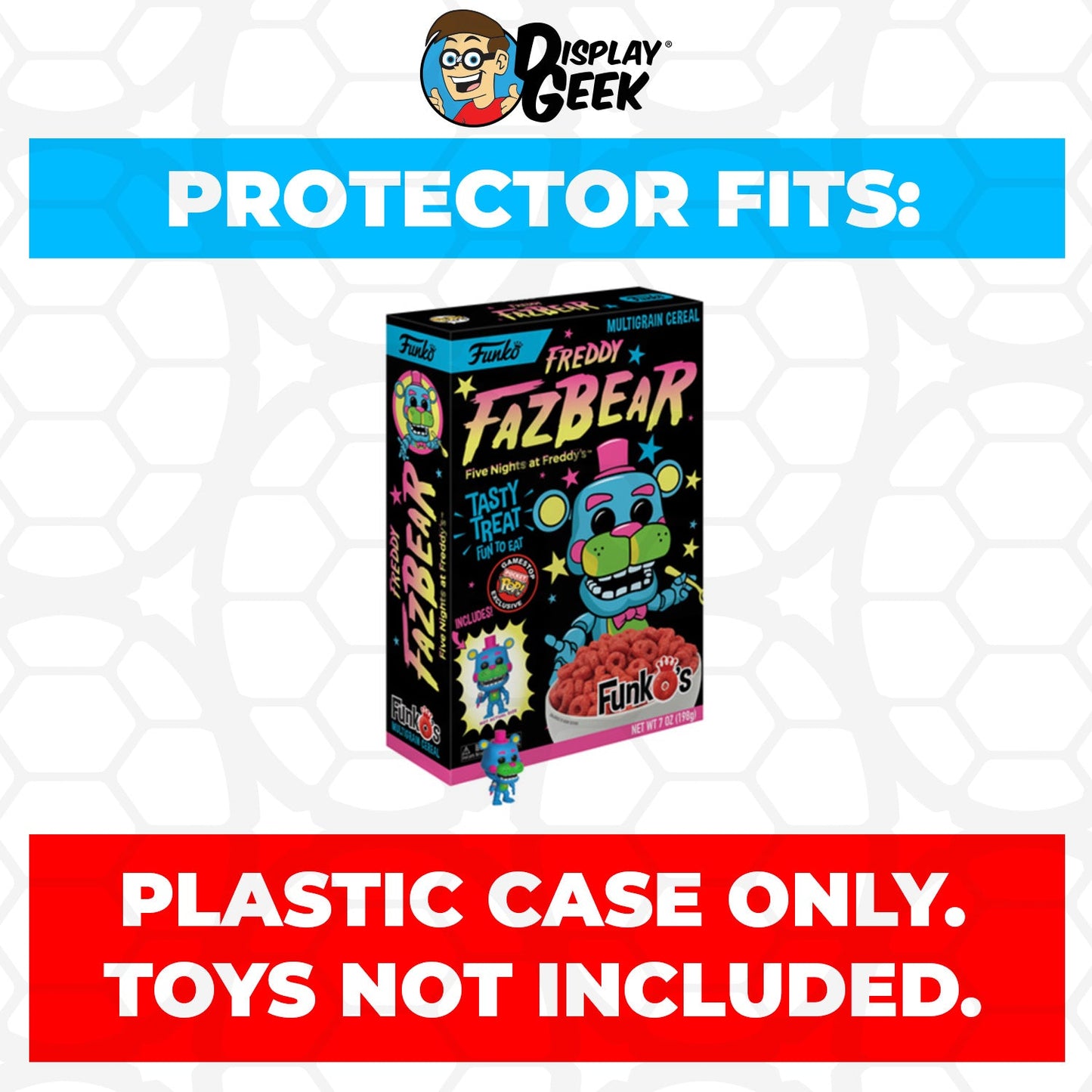 Pop Protector for Five Nights at Freddy's Blacklight FunkO's Cereal Box - PPG Pop Protector Guide Search Created by Display Geek