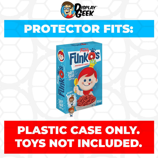 Pop Protector for Retro Freddy Funko Pop FunkO's Cereal Box - PPG Pop Protector Guide Search Created by Display Geek