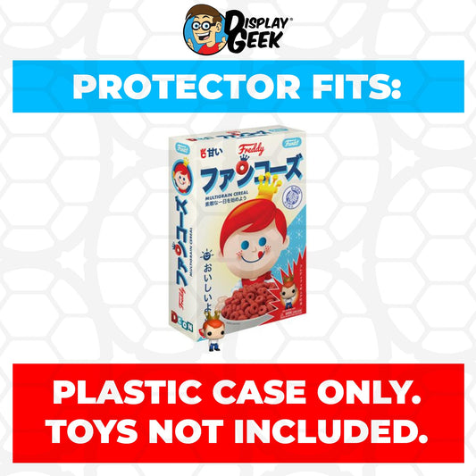Pop Protector for Japanese Freddy Funko Pop D-Con FunkO's Cereal Box - PPG Pop Protector Guide Search Created by Display Geek
