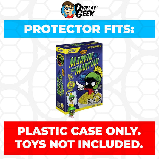 Pop Protector for Marvin the Martian D-Con FunkO's Cereal Box - PPG Pop Protector Guide Search Created by Display Geek
