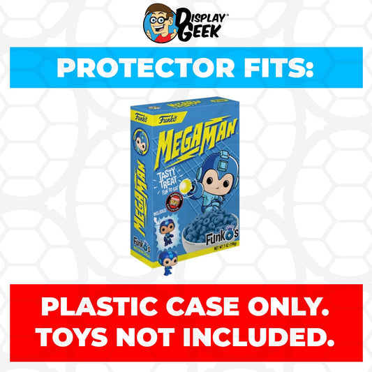 Pop Protector for Mega Man FunkO's Cereal Box - PPG Pop Protector Guide Search Created by Display Geek