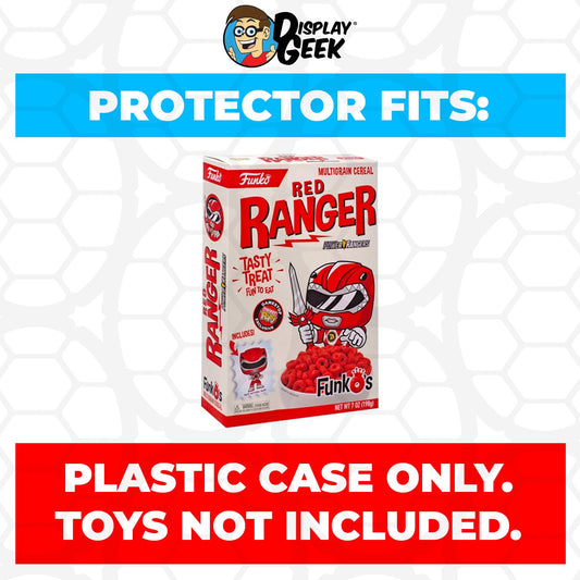 Pop Protector for Red Ranger White FunkO's Cereal Box - PPG Pop Protector Guide Search Created by Display Geek