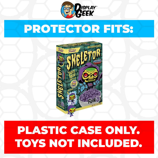 Pop Protector for Skeletor D-Con FunkO's Cereal Box - PPG Pop Protector Guide Search Created by Display Geek