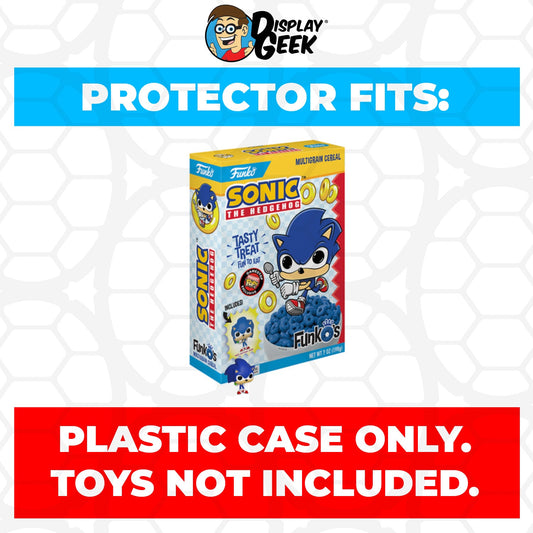 Pop Protector for Sonic the Hedgehog FunkO's Cereal Box - PPG Pop Protector Guide Search Created by Display Geek