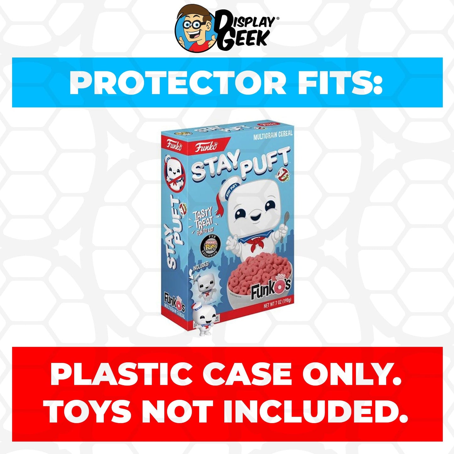 Pop Protector for Stay Puft Marshmallow Man FunkO's Cereal Box - PPG Pop Protector Guide Search Created by Display Geek