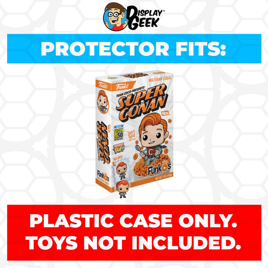 Pop Protector for Super Conan O'Brien FunkO's Cereal Box - PPG Pop Protector Guide Search Created by Display Geek