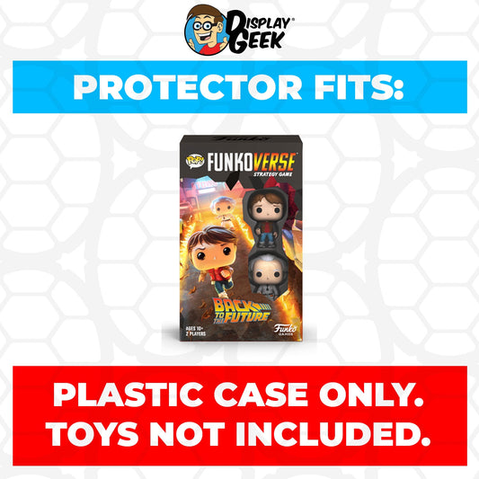 Pop Protector for Funkoverse Back to the Future 100 Funko 2 Pack - PPG Pop Protector Guide Search Created by Display Geek