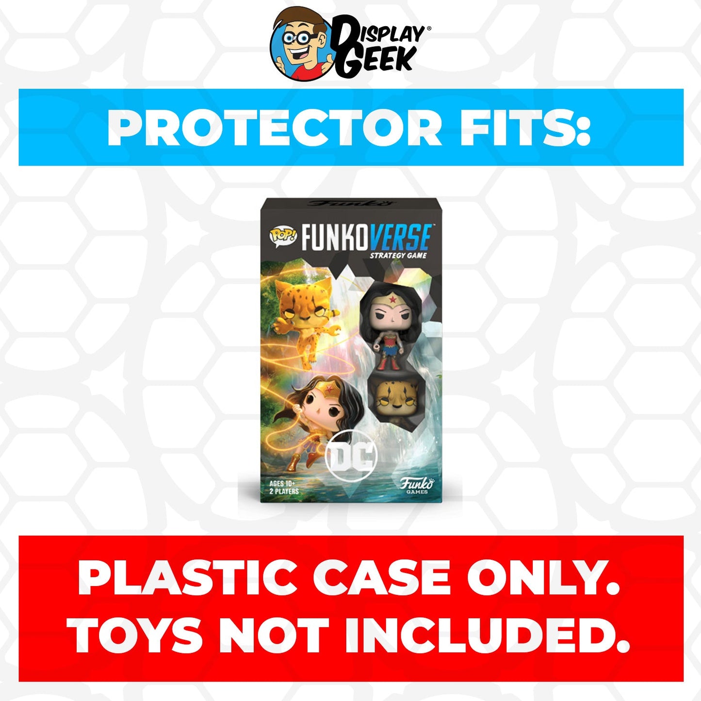 Pop Protector for Funkoverse Wonder Woman 102 Funko 2 Pack - PPG Pop Protector Guide Search Created by Display Geek