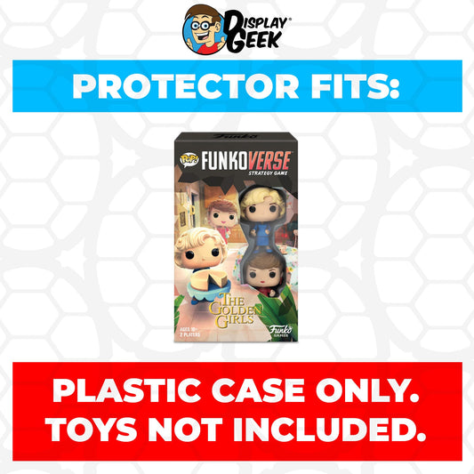 Pop Protector for Funkoverse Golden Girls Rose & Blanche 100 Funko 2 Pack - PPG Pop Protector Guide Search Created by Display Geek