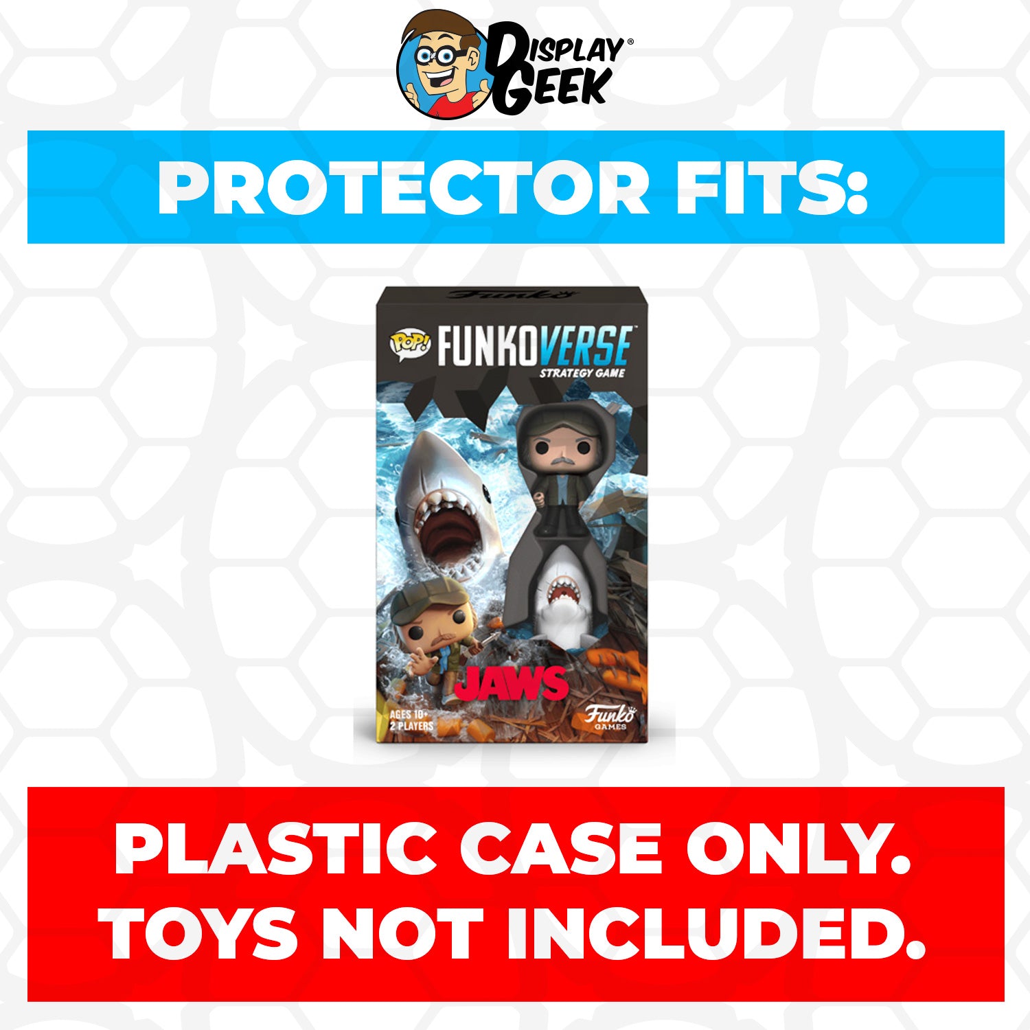 Pop Protector for Funkoverse Jaws 100 Funko 2 Pack - PPG Pop Protector Guide Search Created by Display Geek