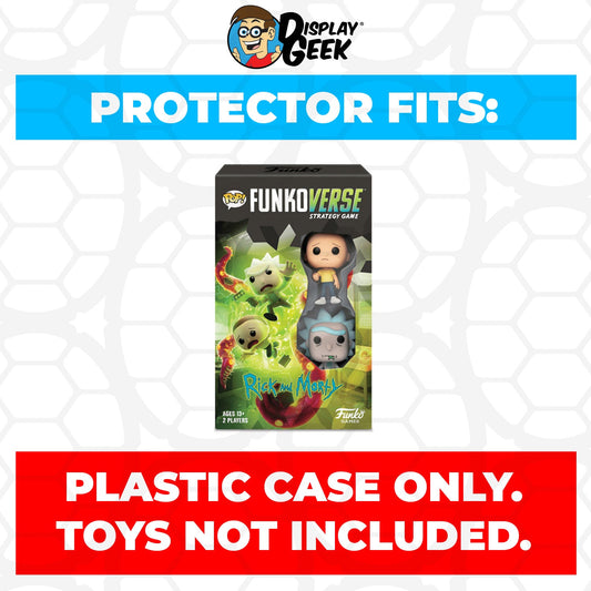 Pop Protector for Funkoverse Rick and Morty 100 Funko 2 Pack - PPG Pop Protector Guide Search Created by Display Geek