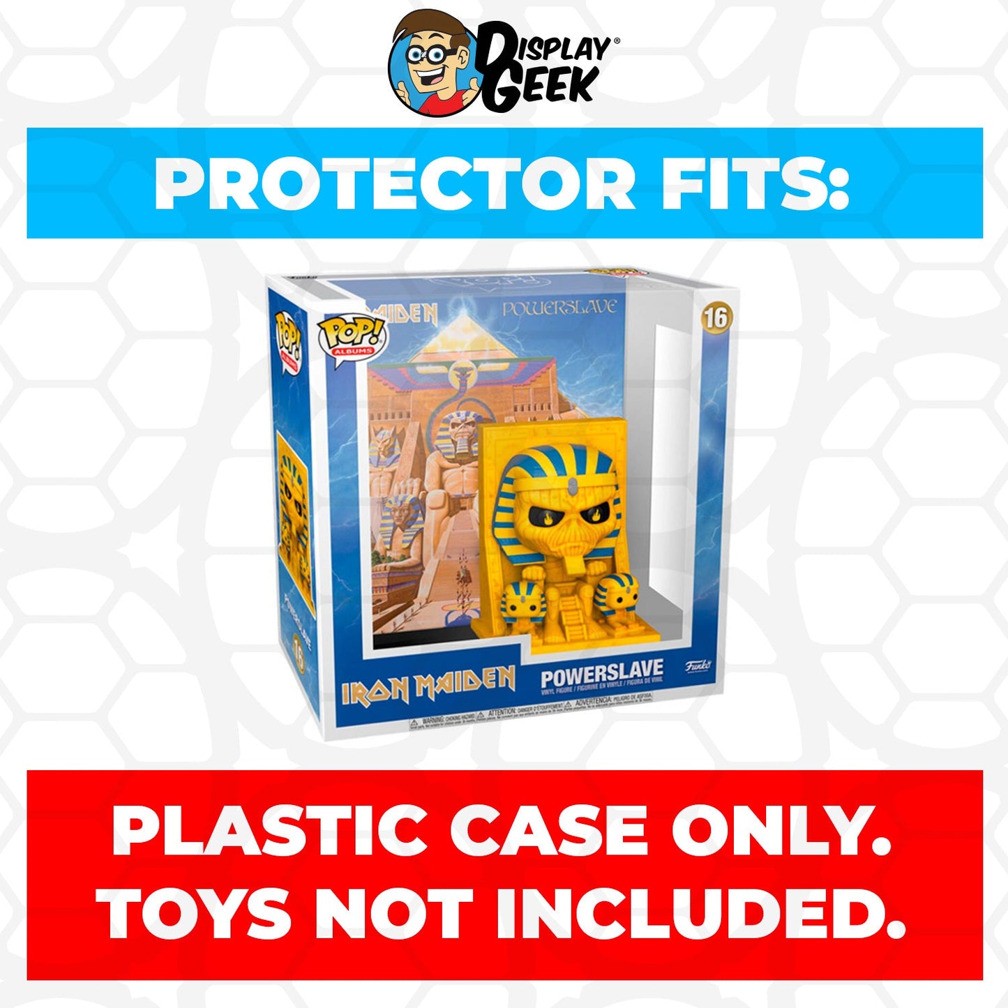 Pop Protector for Iron Maiden Powerslave #16 Funko Pop Albums - PPG Pop Protector Guide Search Created by Display Geek