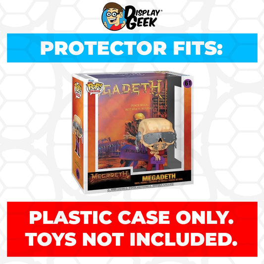 Pop Protector for Megadeth #61 Funko Pop Albums - PPG Pop Protector Guide Search Created by Display Geek