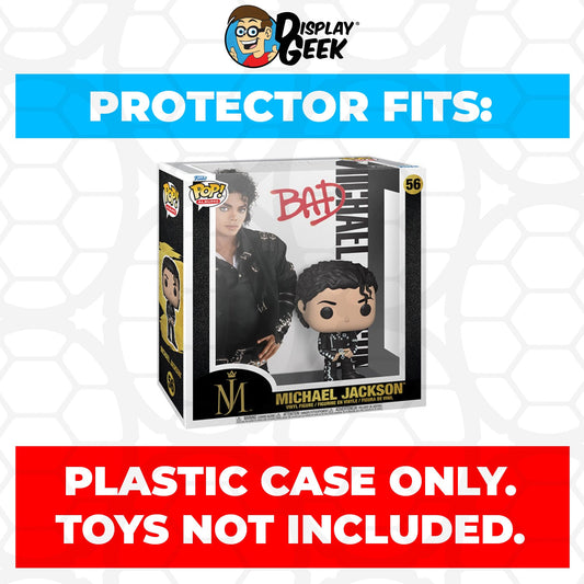 Pop Protector for Michael Jackson Bad #56 Funko Pop Albums - PPG Pop Protector Guide Search Created by Display Geek