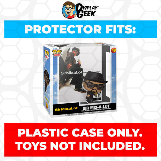 Pop Protector for Sir Mix-A-Lot Mack Daddy #49 Funko Pop Albums - PPG Pop Protector Guide Search Created by Display Geek