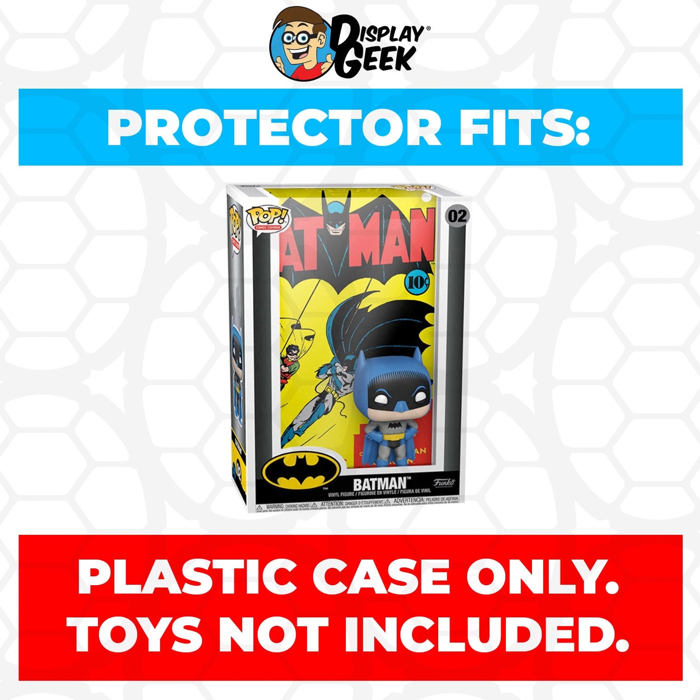 Pop Protector for Batman #02 Funko Pop Comic Covers - PPG Pop Protector Guide Search Created by Display Geek