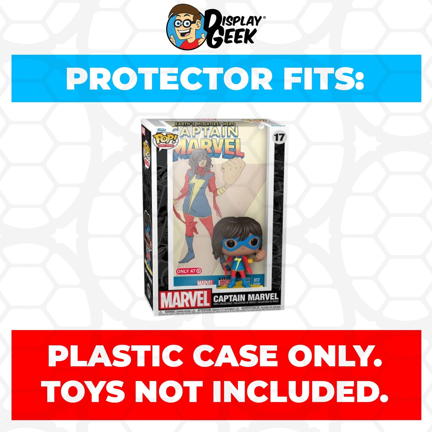 Pop Protector for Captain Marvel Kamala Khan #17 Funko Pop Comic Covers - PPG Pop Protector Guide Search Created by Display Geek