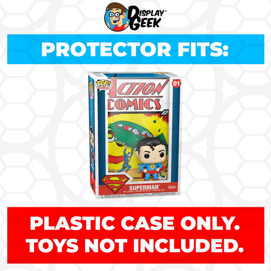Pop Protector for Superman Action Comics #01 Funko Pop Comic Covers - PPG Pop Protector Guide Search Created by Display Geek
