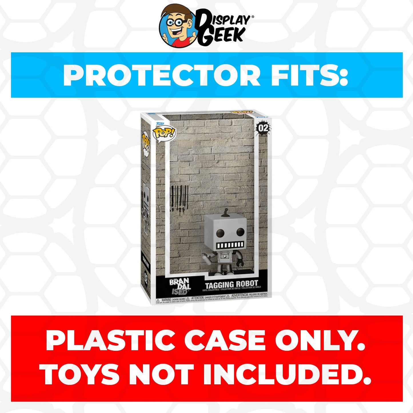 Pop Protector for Brandalised Tagging Robot #02 Funko Pop Art Covers - PPG Pop Protector Guide Search Created by Display Geek