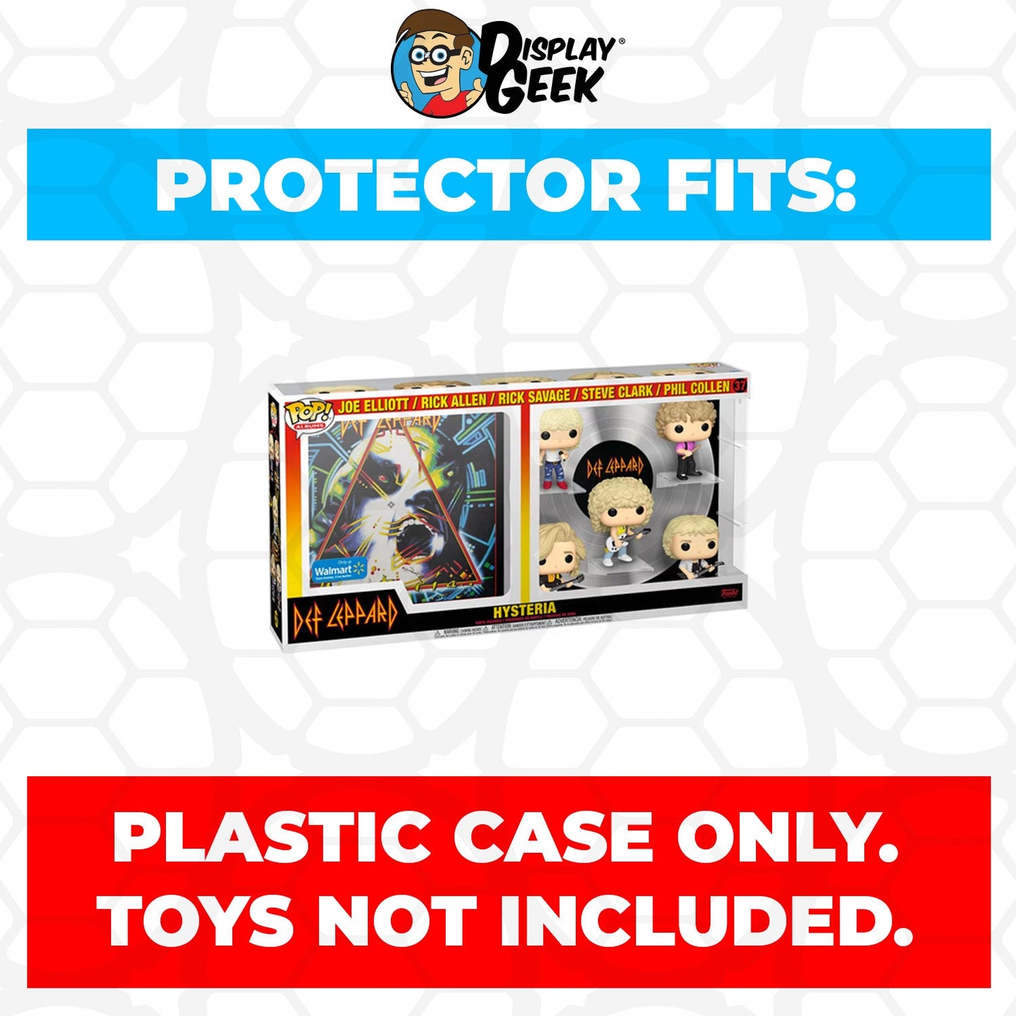 Pop Protector for Def Leppard Hysteria #37 Funko Pop Albums Deluxe - PPG Pop Protector Guide Search Created by Display Geek