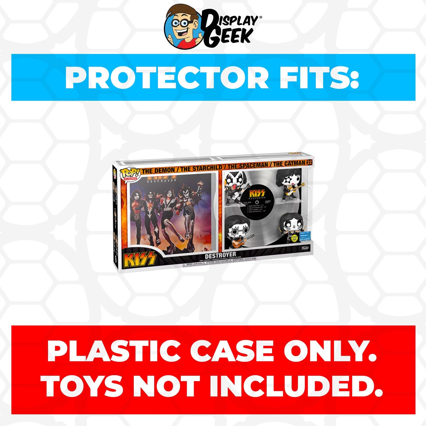Pop Protector for KISS Destroyer GITD #22 Funko Pop Albums Deluxe - PPG Pop Protector Guide Search Created by Display Geek