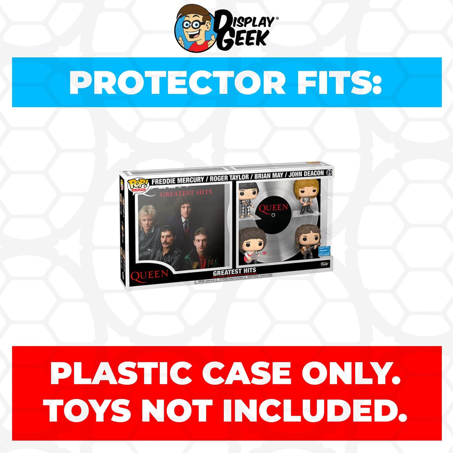 Pop Protector for Queen Greatest Hits #21 Funko Pop Albums Deluxe - PPG Pop Protector Guide Search Created by Display Geek