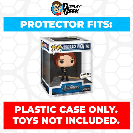 Pop Protector for Avengers Assemble Black Widow #588 Funko Pop Deluxe - PPG Pop Protector Guide Search Created by Display Geek