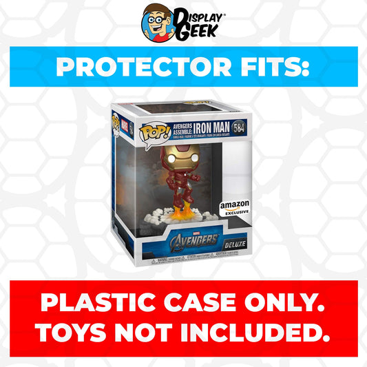 Pop Protector for Avengers Assemble Iron Man #584 Funko Pop Deluxe - PPG Pop Protector Guide Search Created by Display Geek