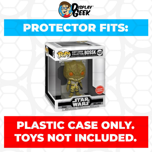 Pop Protector for Bounty Hunters Collection Bossk #437 Funko Pop Deluxe - PPG Pop Protector Guide Search Created by Display Geek