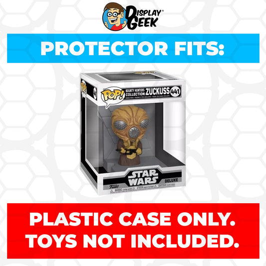 Pop Protector for Bounty Hunters Collection Zuckuss #441 Funko Pop Deluxe - PPG Pop Protector Guide Search Created by Display Geek
