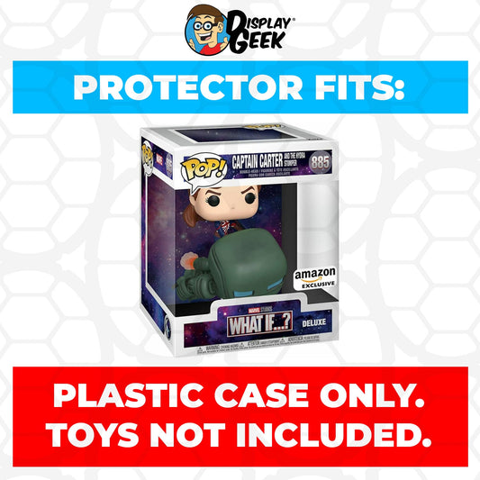 Pop Protector for Captain Carter and the Hydra Stomper #885 Funko Pop Deluxe - PPG Pop Protector Guide Search Created by Display Geek