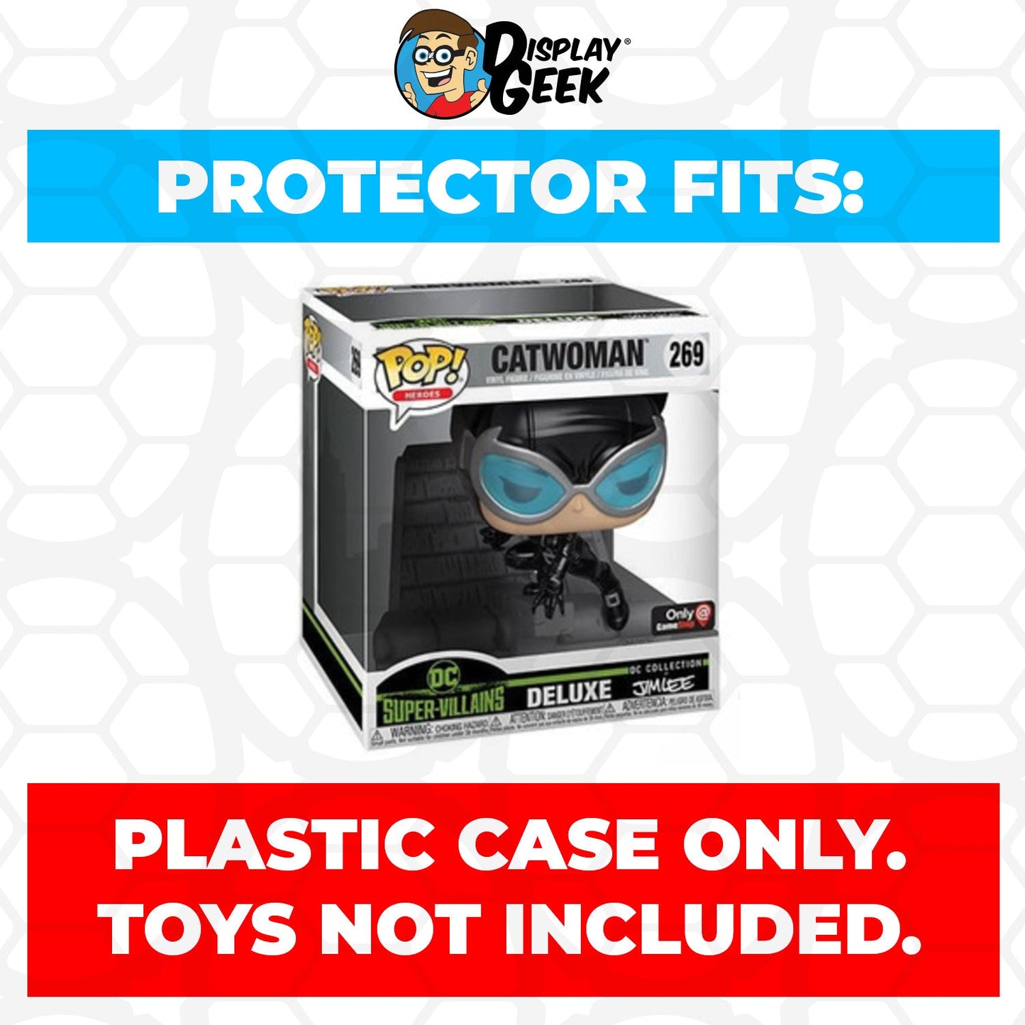 Pop Protector for Catwoman Jim Lee #269 Funko Pop Deluxe - PPG Pop Protector Guide Search Created by Display Geek