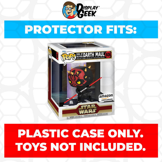 Pop Protector for Duel of the Fates Darth Maul #506 Funko Pop Deluxe - PPG Pop Protector Guide Search Created by Display Geek
