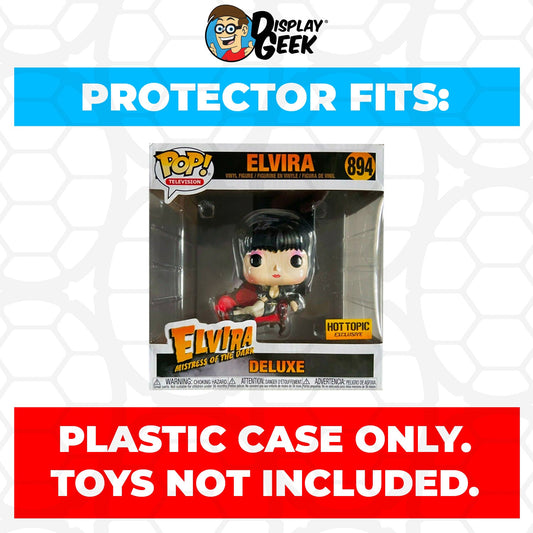 Pop Protector for Elvira on Red Sofa #894 Funko Pop Deluxe - PPG Pop Protector Guide Search Created by Display Geek