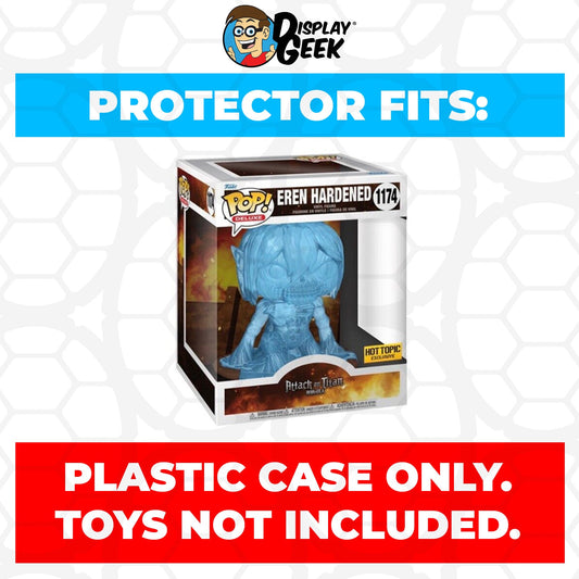 Pop Protector for Attack on Titan Eren Hardened #1174 Funko Pop Deluxe - PPG Pop Protector Guide Search Created by Display Geek