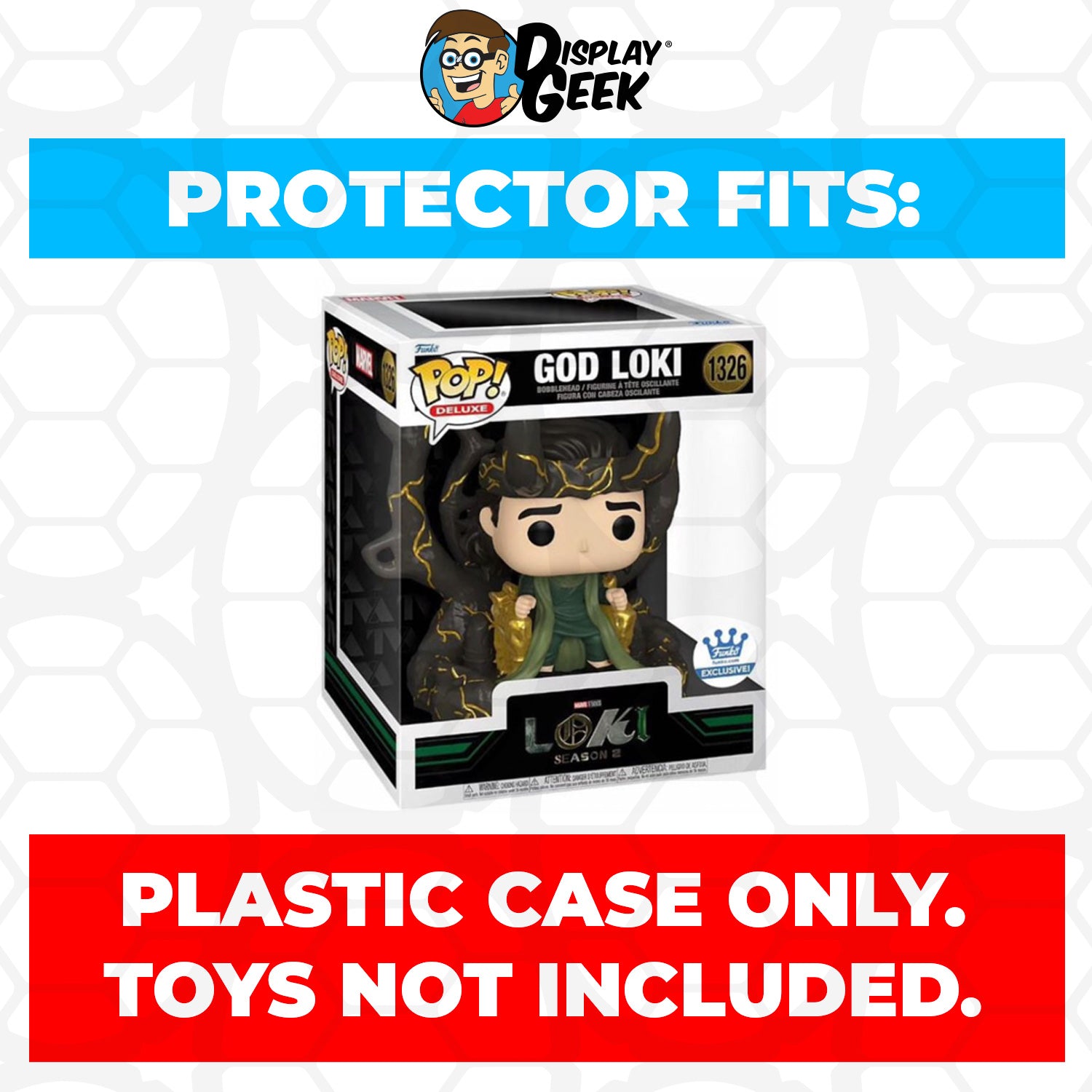Pop Protector for God Loki #1326 Funko Pop Deluxe on The